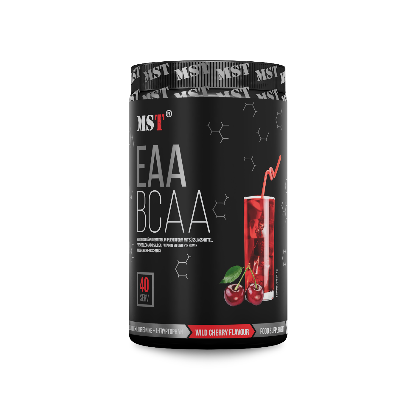 BCAA&EAA 520 g wild cherry/ МСТ БЦАА&ЕАА 520г дика вишня