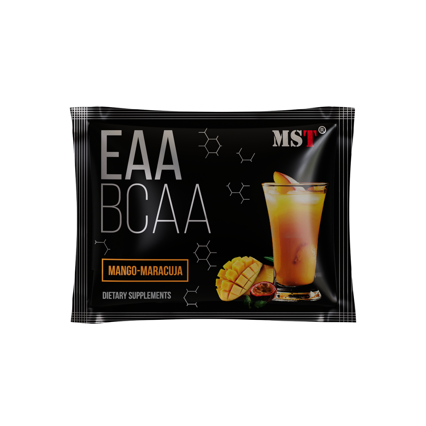 BCAA EAA Mango-Maracuja 13g MST Nutrition/МСТ БЦАА&ЕАА 13 г  Манго-Маракуйя