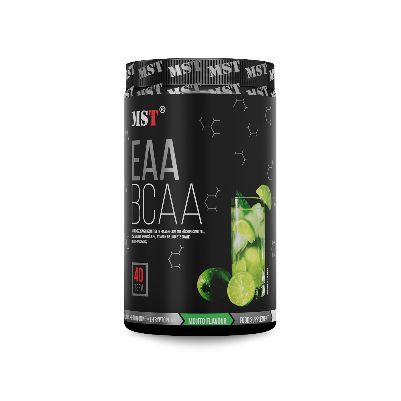 BCAA&EAA 520 g Mojito MST Nutrition/МСТ БЦАА&ЕАА 520 г Мохіто