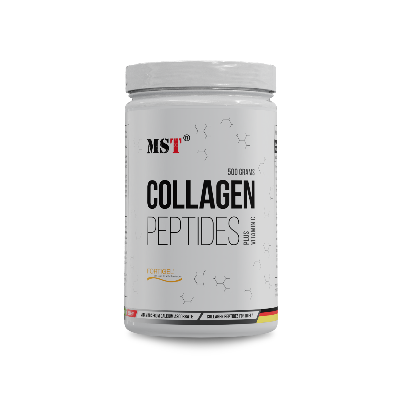 Collagen Peptides Fortigel Green apple 500g\МСТ Колаген Пептид Фортігель Зелене яблуко 500 г
