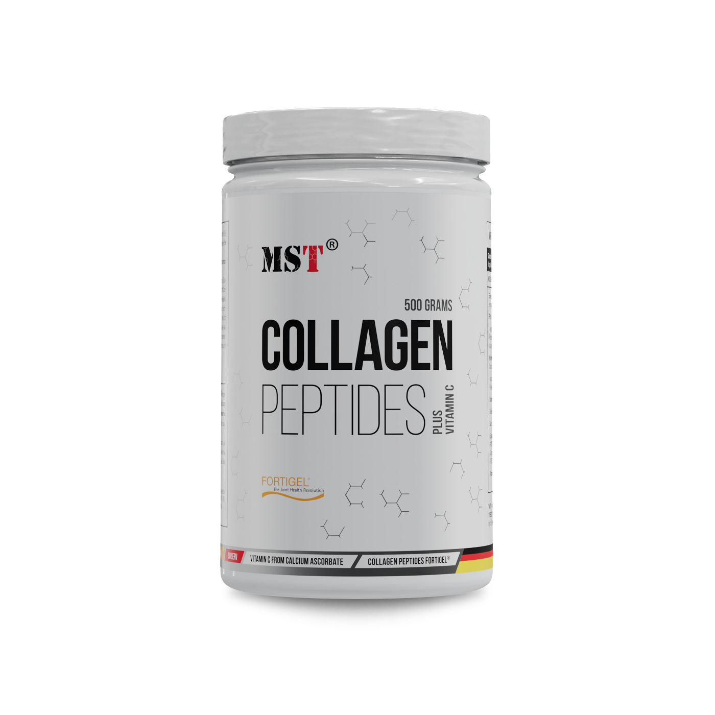 Collagen Peptides Fortigel Orange 500g\МСТ Колаген Пептид Фортігель Апельсин 500 г