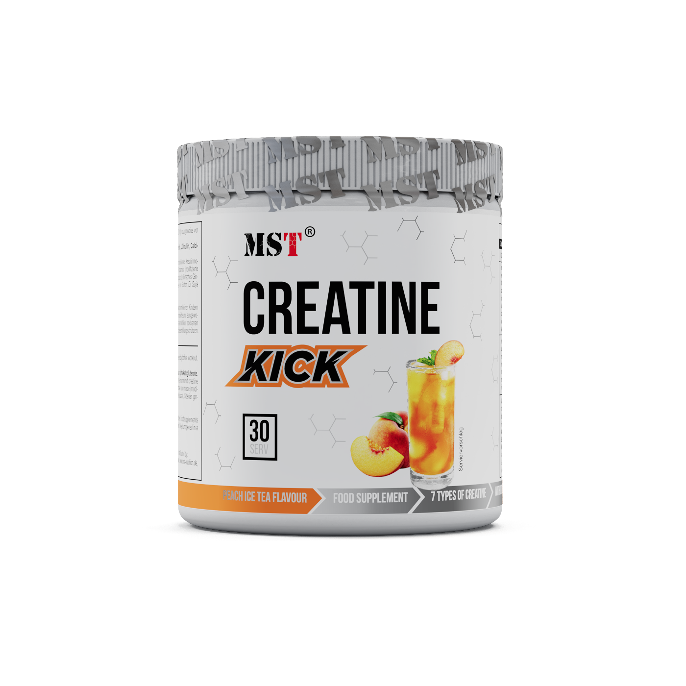 Creatine Kick 300g PEACH ICE TEA/МСТ Креатін кік 300 грам (персиковий чай)