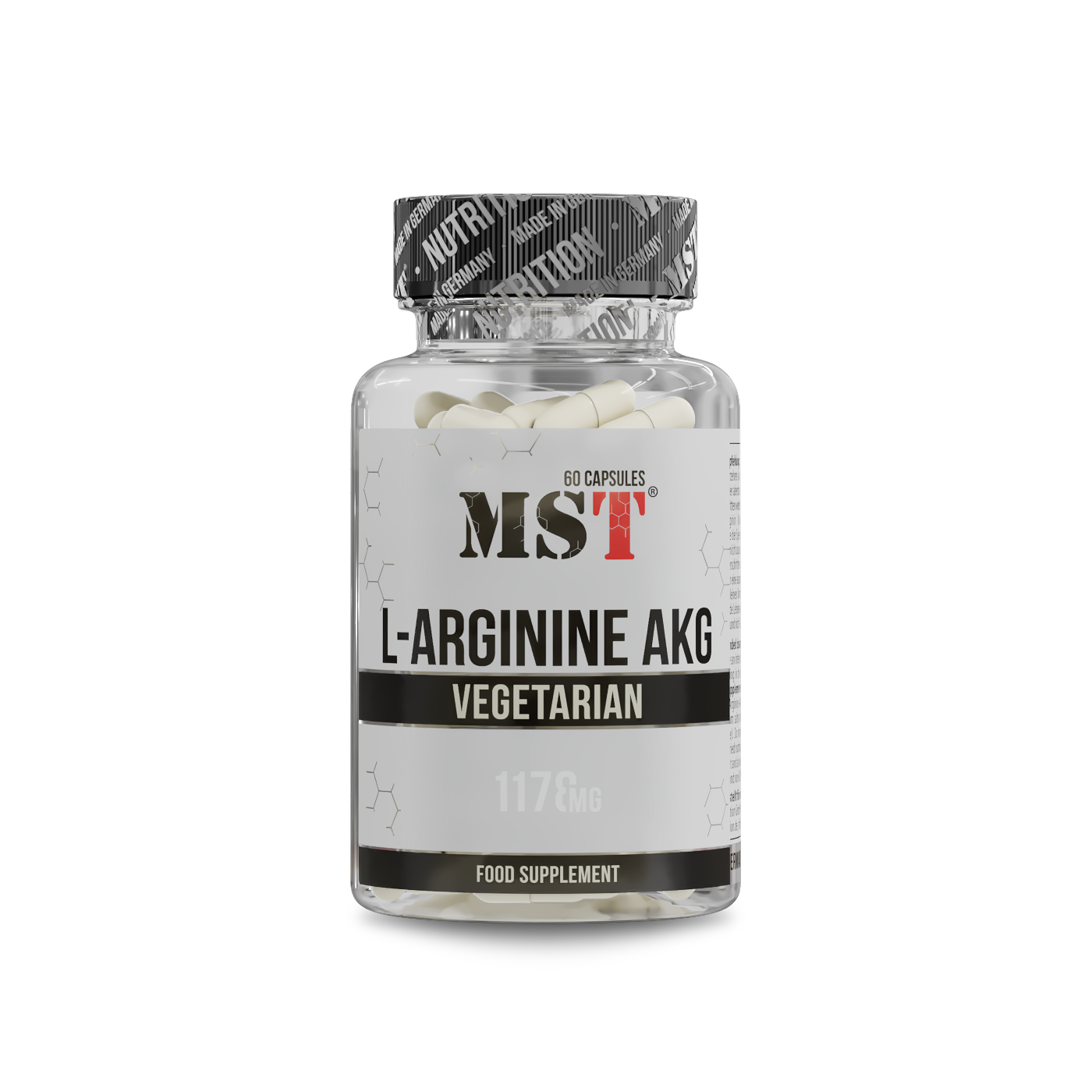 L-Arginine AAKG 1178 mg 60 Kapseln/МСТ Л-аргінін аакг 1178 мг. 60 капс