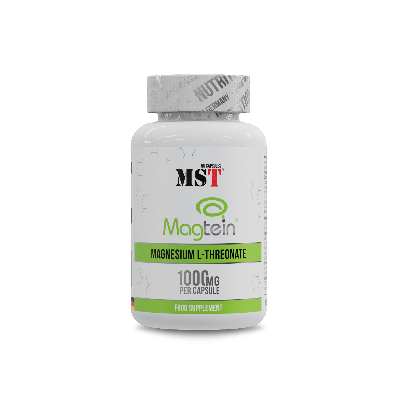 Magnesium L-Threonate 1000 mg 60 Kapseln / МСТ Магній Л-Треонат 60 капс