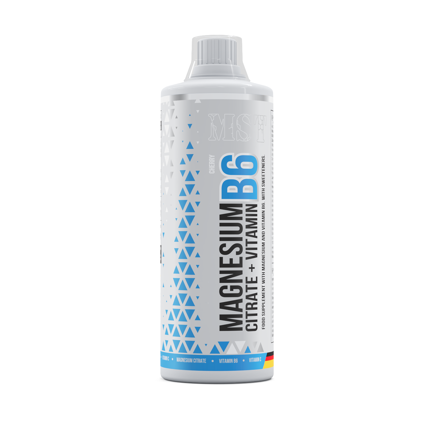 Magnesium citrate  Vitamin B6 1000 ml Cherry / Магнезіум цитрат Б6 рідкий Вишня 1000 мл