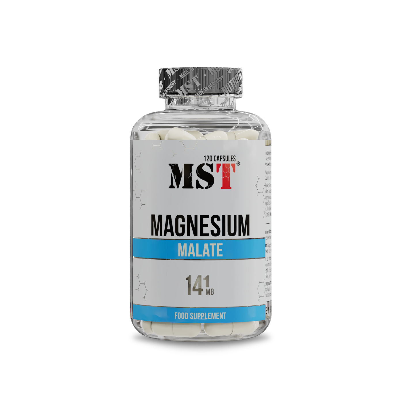 Magnesium Malate 120 Capsules/МСТ Магній малат 120 капс