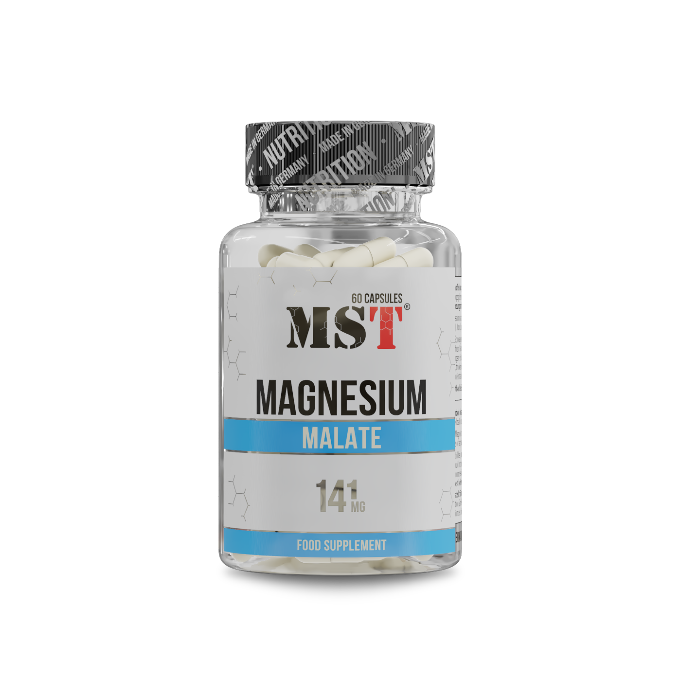 Magnesium Malate 60 Kapseln/ МСТ МАгній таурат 60 капс