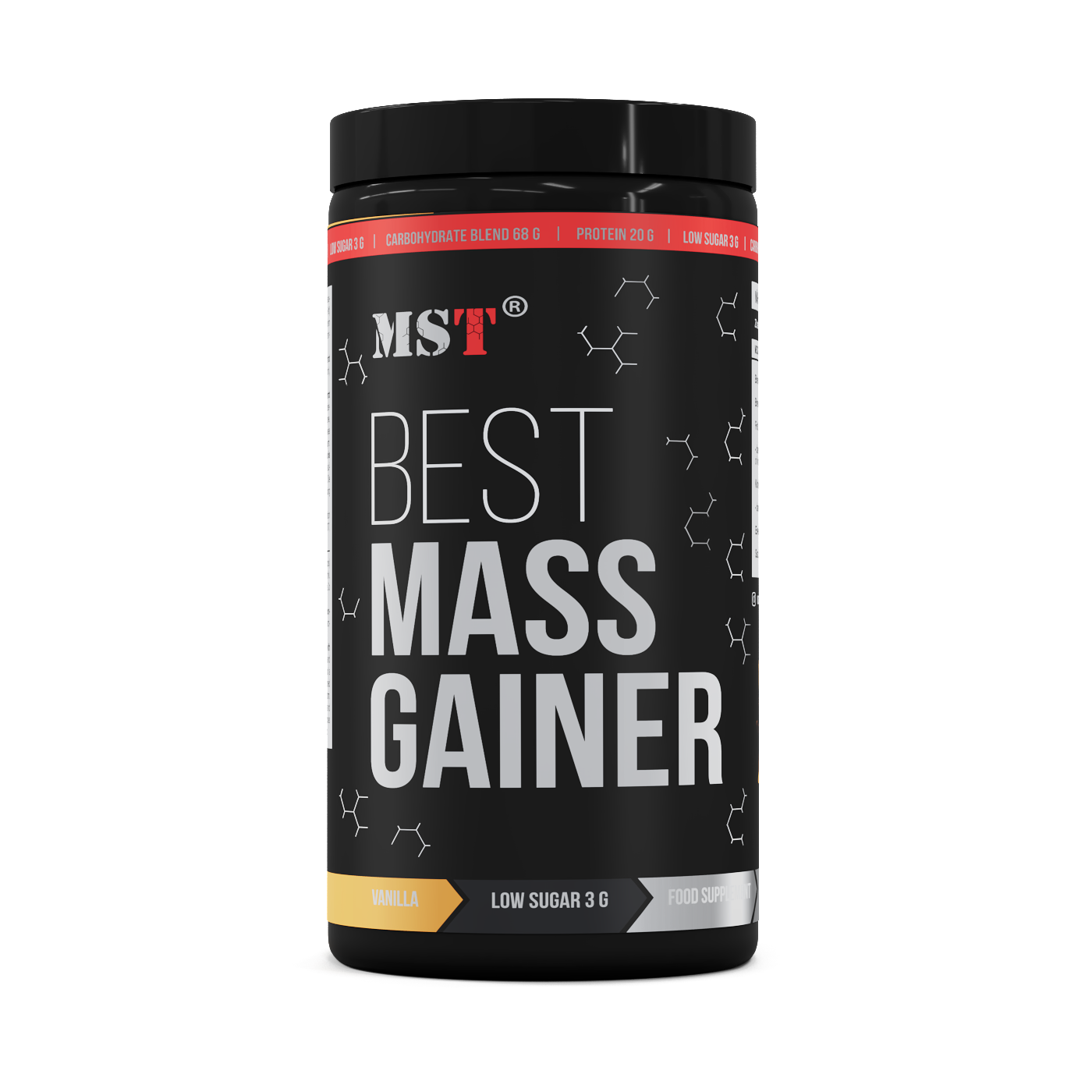 Best Mass Gainer 1000g Vanilla /Бест Масс Гейнер 1000 г Ваніль
